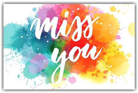 Miss You (Matthew 18:20) Postcards, 25 - Christianbook.com