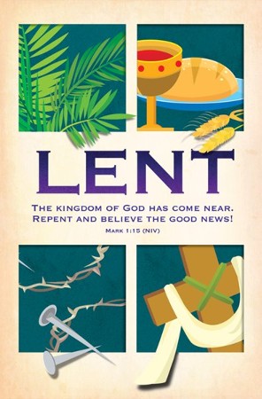 Believe The Good News (mark 1:15, Niv) Lent Bulletins, 100 