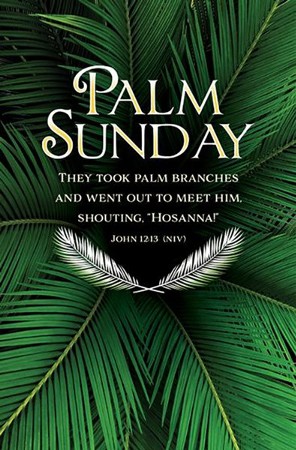 Palm Sunday (John 12:13, NIV) Bulletins, 100 - Christianbook.com