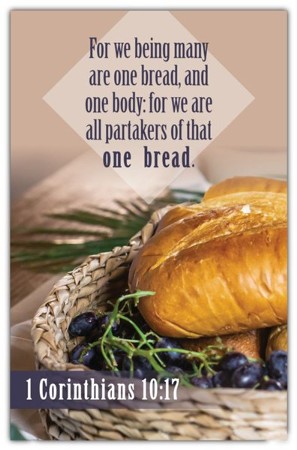 One Bread And One Body (1 Corinthians 10:17, KJV) Bulletins, 100 ...