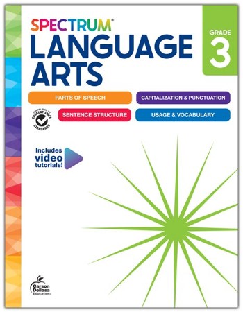 Spectrum Language Arts Workbook, Grade 3 - Christianbook.com