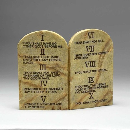 Ten Commandments, Folding Plaque - Christianbook.com