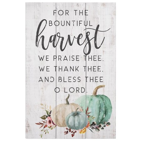 For the Bountiful Harvest Pallet Sign - Christianbook.com