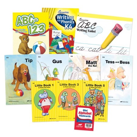 Abeka K4 Homeschool Child Full-Grade Kit (Cursive Edition