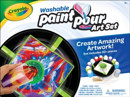 Washable Paint Pouring Art Set, Crayola.com