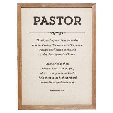 Pastor Framed Art - Christianbook.com