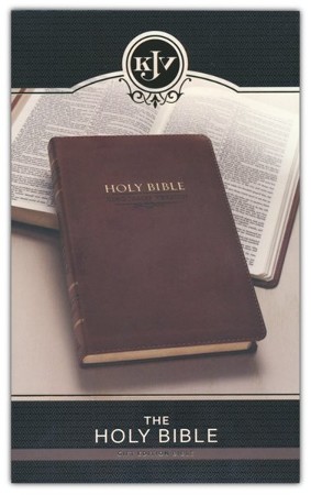 KJV Budget Gift & Award--soft leather-look, brown: 9781432129903 ...