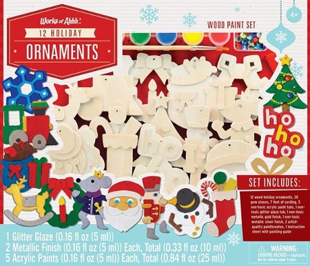 Christmas Ornament Kit, Painting Kit for Kids, Painting Kit for