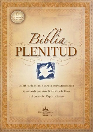 Biblia Plenitud RVR 1960, Piel Fabricada Negro (RVR 1960 Spirit-Filled ...