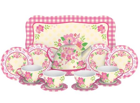 Years Old 15 Piece Tea Set Pretend Playing For Preschool 2 