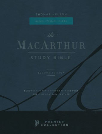 ESV MacArthur Study Bible, 2nd Edition--premium goatskin leather, brown ...