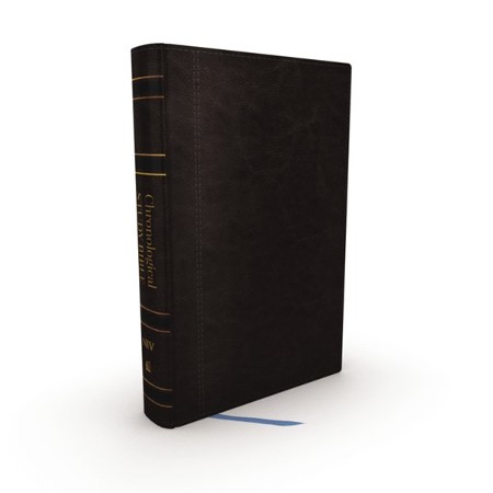 NIV Chronological Study Bible--soft leather-look, black: 9780785239536 ...