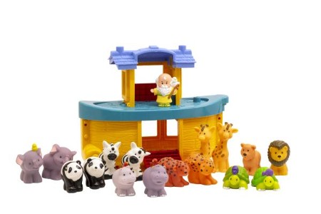 FISHER PRICE LITTLE PEOPLE FIGURES BIBLICAL NOAH AND NOAH'S WIFE