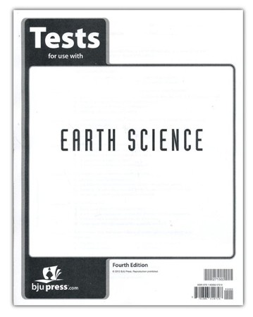 BJU Press Earth Science Grade 8 Test Pack (Fourth Edition ...