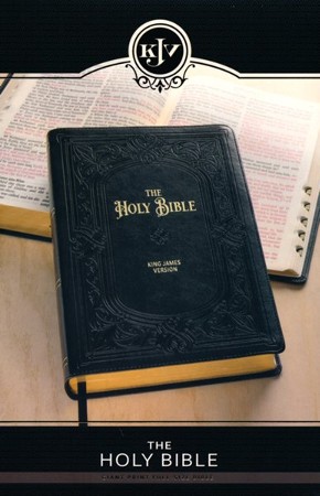 KJV Giant-Print Full-size Bible--soft Leather-look, Dark Brown ...