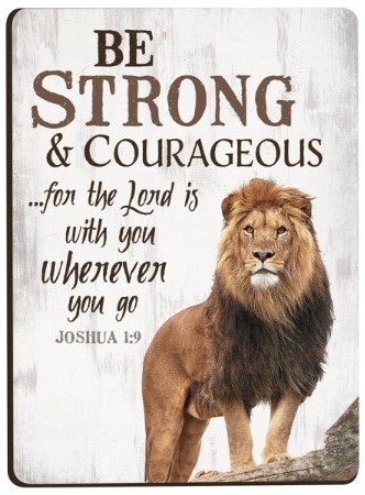 Be Strong & Courageous, Magnet - Christianbook.com