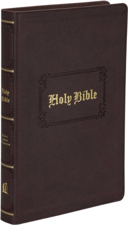 KJV Large Print Center-Column Reference Bible, Comfort Print--soft ...