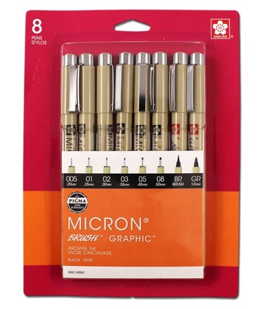 Pigma Micron 01 Bible Note Pens