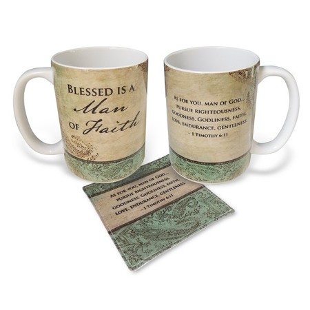 Man of God Coffee Mug - 1 Timothy 6:11