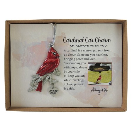 Always With You, Cardinal Car Charm - Christianbook.com