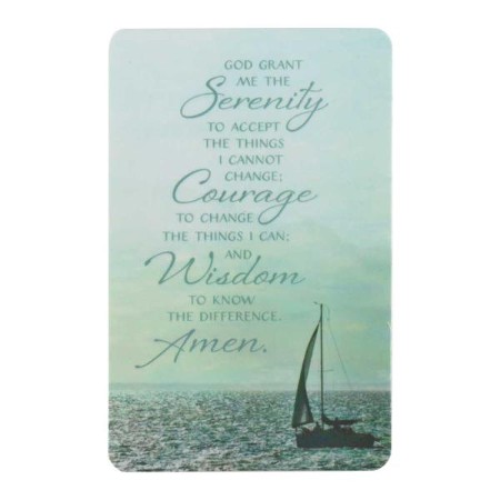 serenity prayer pocket card christianbookcom