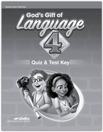 God's Gift Of Language Grade 4 Quiz And Test Key - Christianbook.com