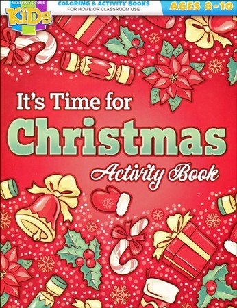 Christmas Activity Book for Kids Ages 6-8: Christmas Coloring Book, Do –  OakieBees