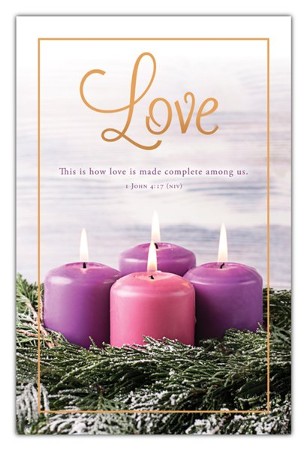 Love (1 John 4:17, NIV) Bulletins, 100 - Christianbook.com