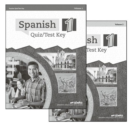 Spanish 1 Quiz And Test Book Key Volumes 1 And 2 - Christianbook.com