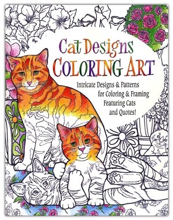 Mindful Cat Patterns Coloring Book Graphic by Chic & Sleek Designs ·  Creative Fabrica