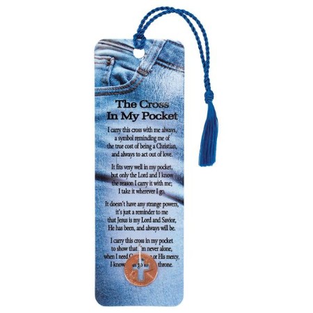 The Cross In My Pocket Bookmark With Tassel And Coin Christianbook Com