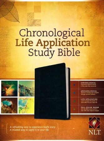 NLT Chronological Life Application Study Bible, soft imitation leather ...