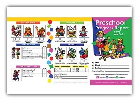 Preschool Progress Report - 3 Year Old (Pack of 10) - Christianbook.com