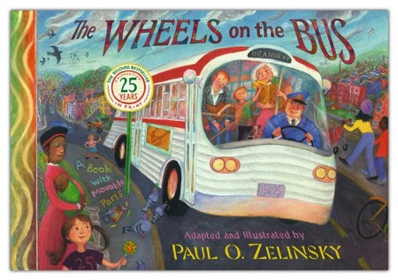 paul o zelinsky wheels on the bus