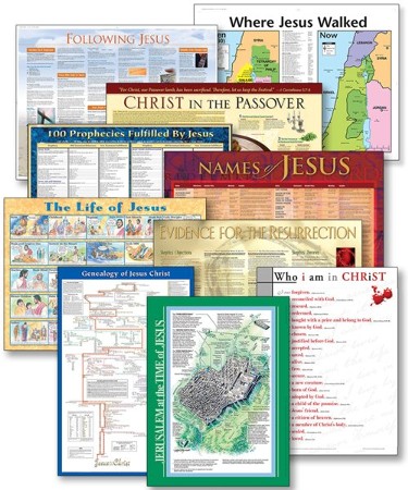 Genealogy of Jesus Laminated Wall Chart