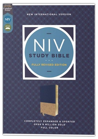 NIV Study Bible, Fully Revised Edition, Comfort Print--soft leather ...