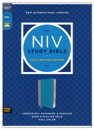 NIV Study Bible, Fully Revised Edition, Comfort Print--soft leather ...