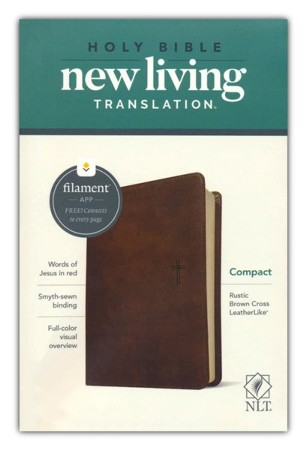 NLT Compact Bible, Filament Enabled Edition--soft Leather-look, Rustic ...