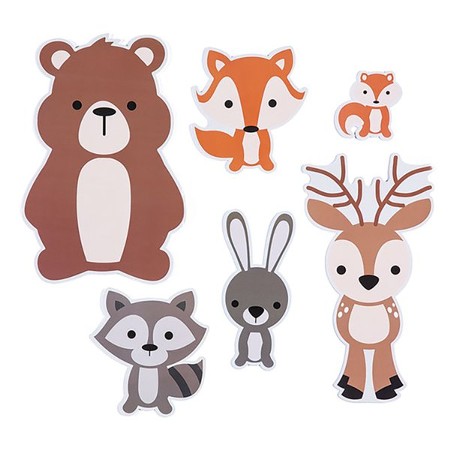 Woodland Party Animal Cutouts