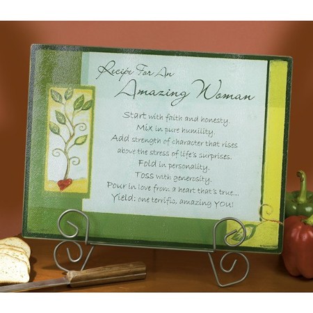 Recipe For A Special Mom - Sweet and Loving Durable Cutting Board