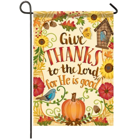 Give Thanks To the Lord, Fall, Flag, Small: Sally Ball Sharp ...