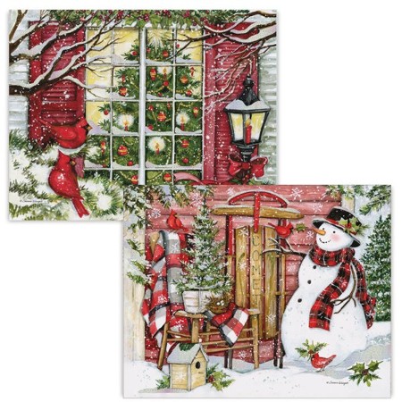 Home for the Holidays, Assorted Christmas Cards, Set of 18: Susan ...