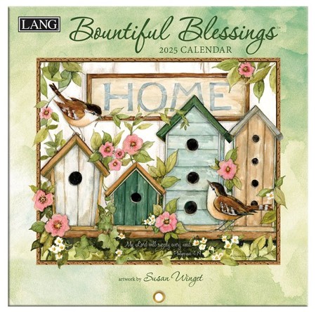 Bountiful Blessings, 2025 Mini Wall Calendar With Scripture: Susan 