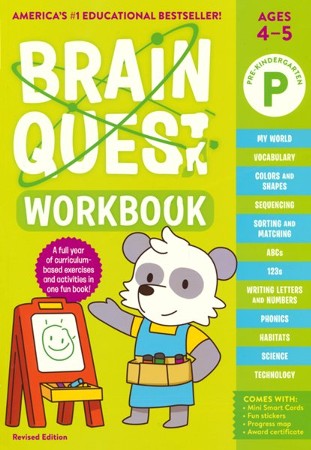 Brain Quest Workbook: Pre-K Revised Edition, Revised Edition 