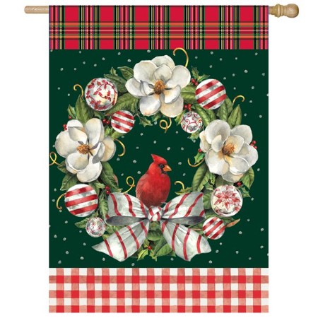 Carson Christmas Banner Flag - Christmas Reds - 28in x 40in