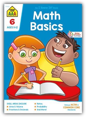 Math Basics Deluxe Edition, Grade 6 I Know It! series: 9780887431425 ...