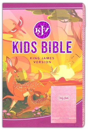 KJV Bible for Children--soft leather-look pink (indexed): 9781639522972 ...