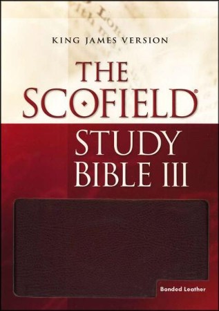 KJV Scofield Study Bible III Burgundy Bonded Leather, Thumb-Indexed ...