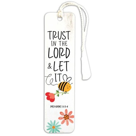 Bee Happy Bookmark, with Tassel 