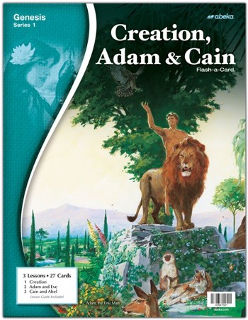 Abeka Creation, Adam, and Cain Flash-a-Card Set - Christianbook.com